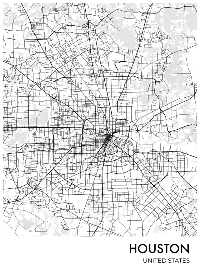 houston-city-map-poster